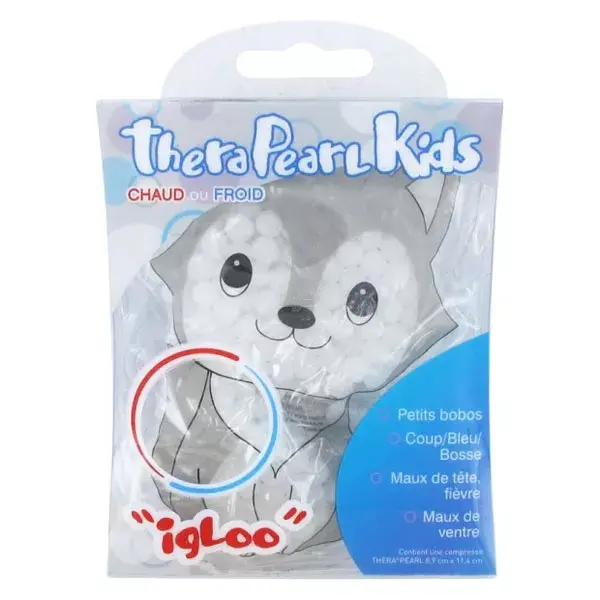 Bolsa térmica infantil TheraPearl Husky para uso quente/frio