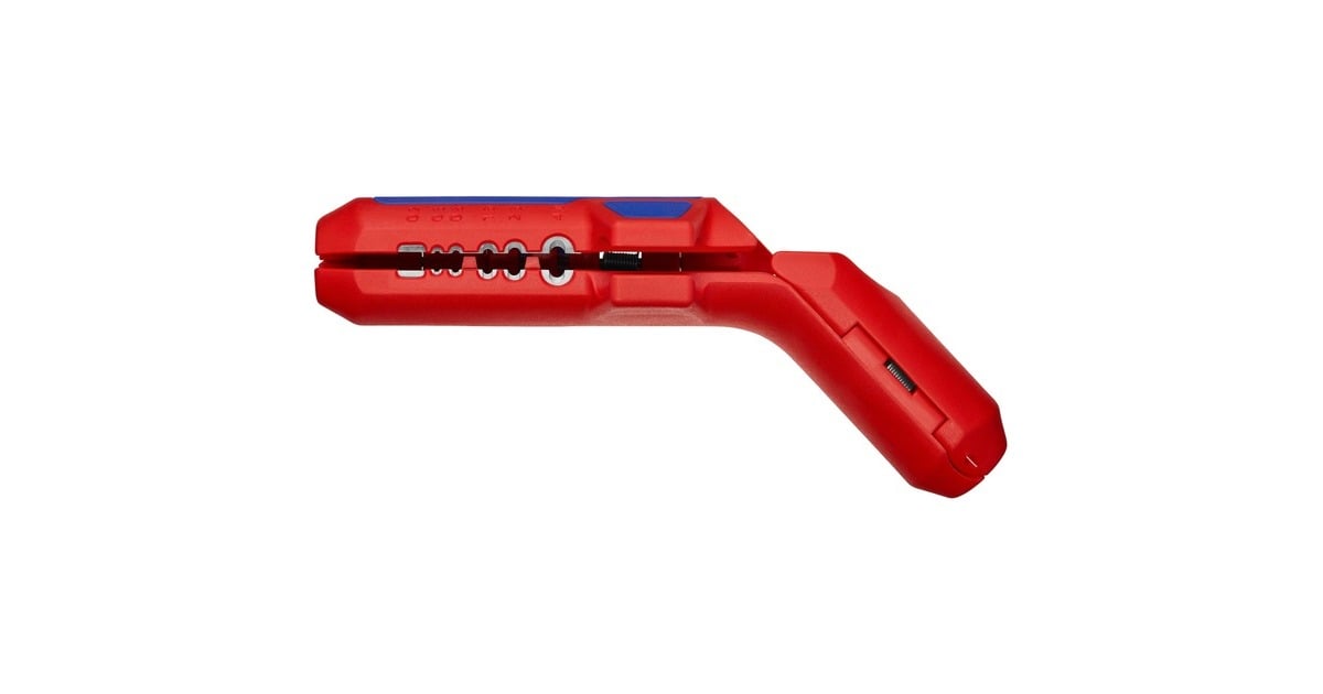 KNIPEXErgoStrip Universeel kabelstrip-/ontmantelingsgereedschap  (Rood/blauw)
