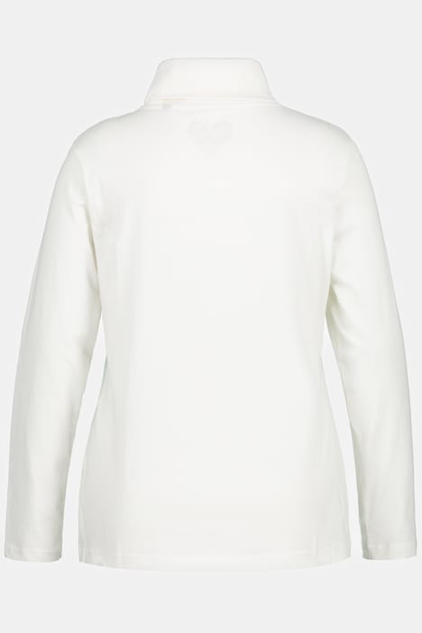 Shirt, Rollkragen, Slim, Langarm