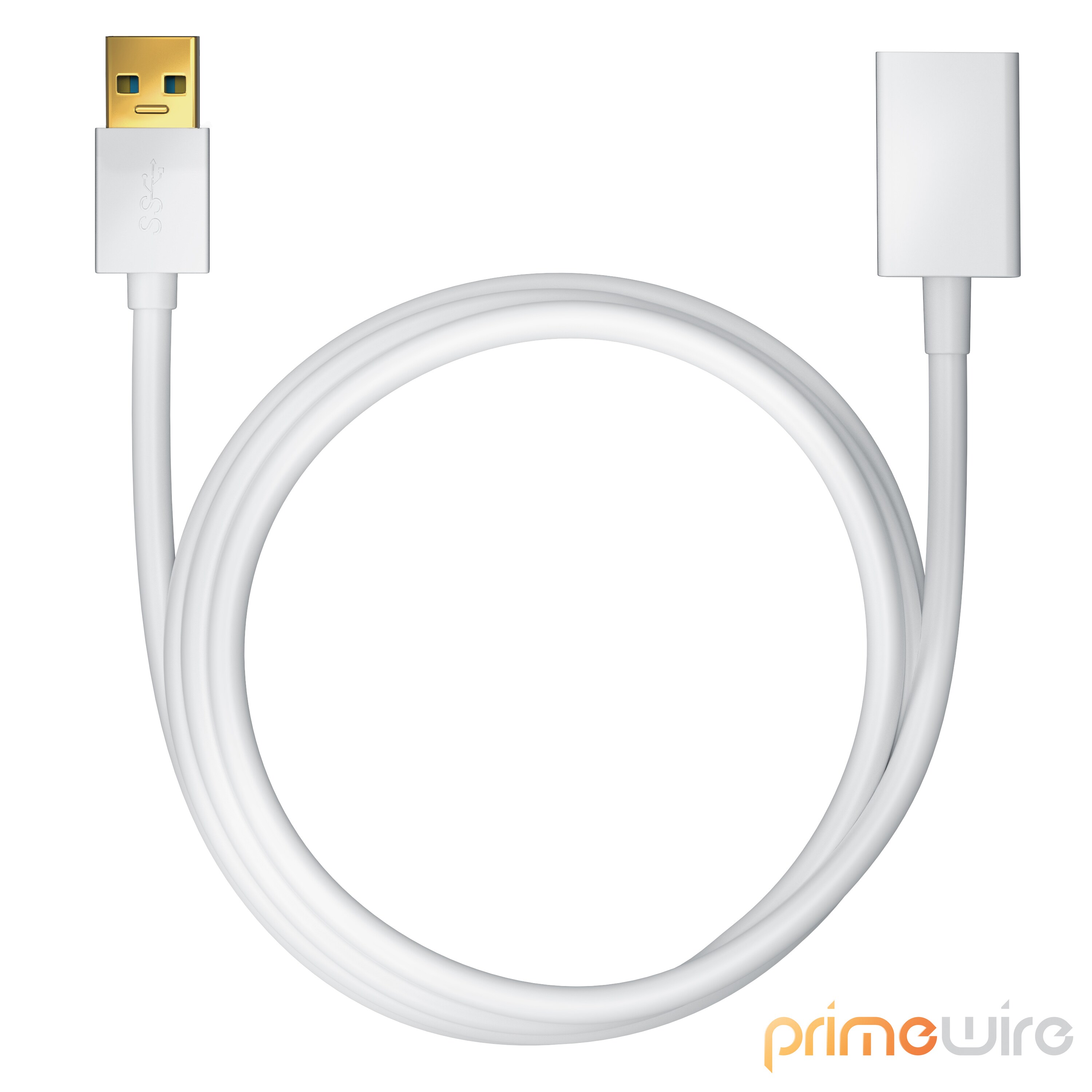 Primewire USB 3.0 Verlängerungs / Erweiterungs Kabel USB 3.0 TypA Buchse zu USB 3.0 TypA Stecker