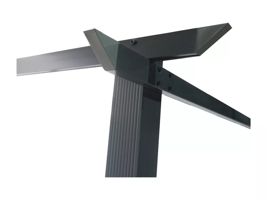 Tonnelle/Pergola en aluminium 3x4m toile coulissante rétractable - anthracite - HAVANA