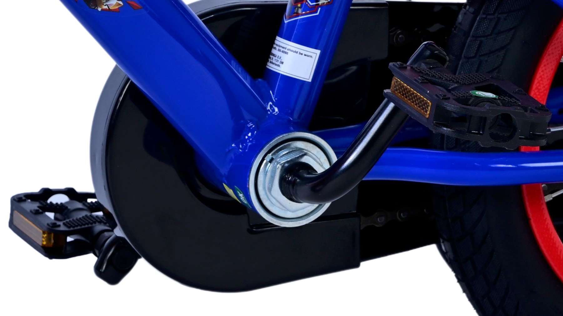 Kinderfahrrad Sonic für Jungen 12 Zoll Kinderrad in Blau Rot Fahrrad