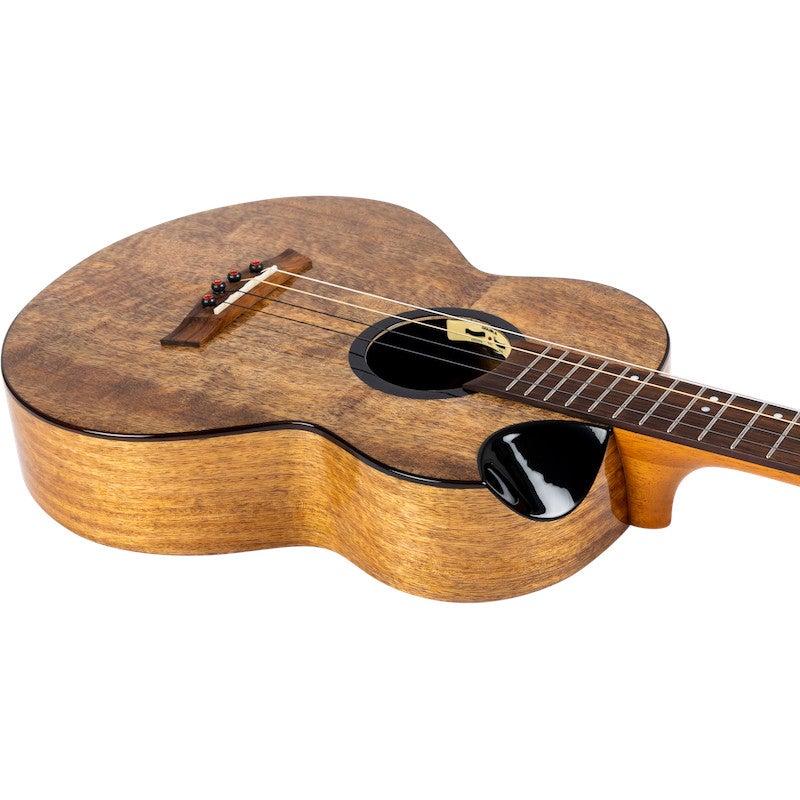Flight Royal Series Fireball EQ-A Baritone E/A bariton ukelele met gigbag