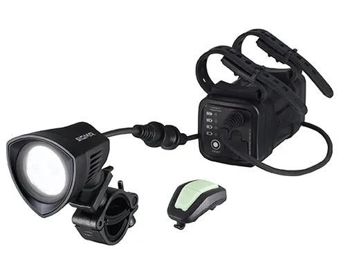 Sigma Sport BUSTER 2000, Forlys, Sort, Plast, Aluminium, IP44, LED