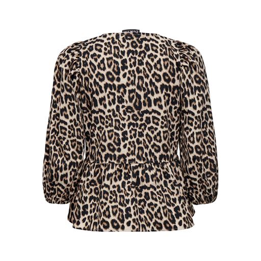 ONLY Clara Bluse, Black Leo AOP, S