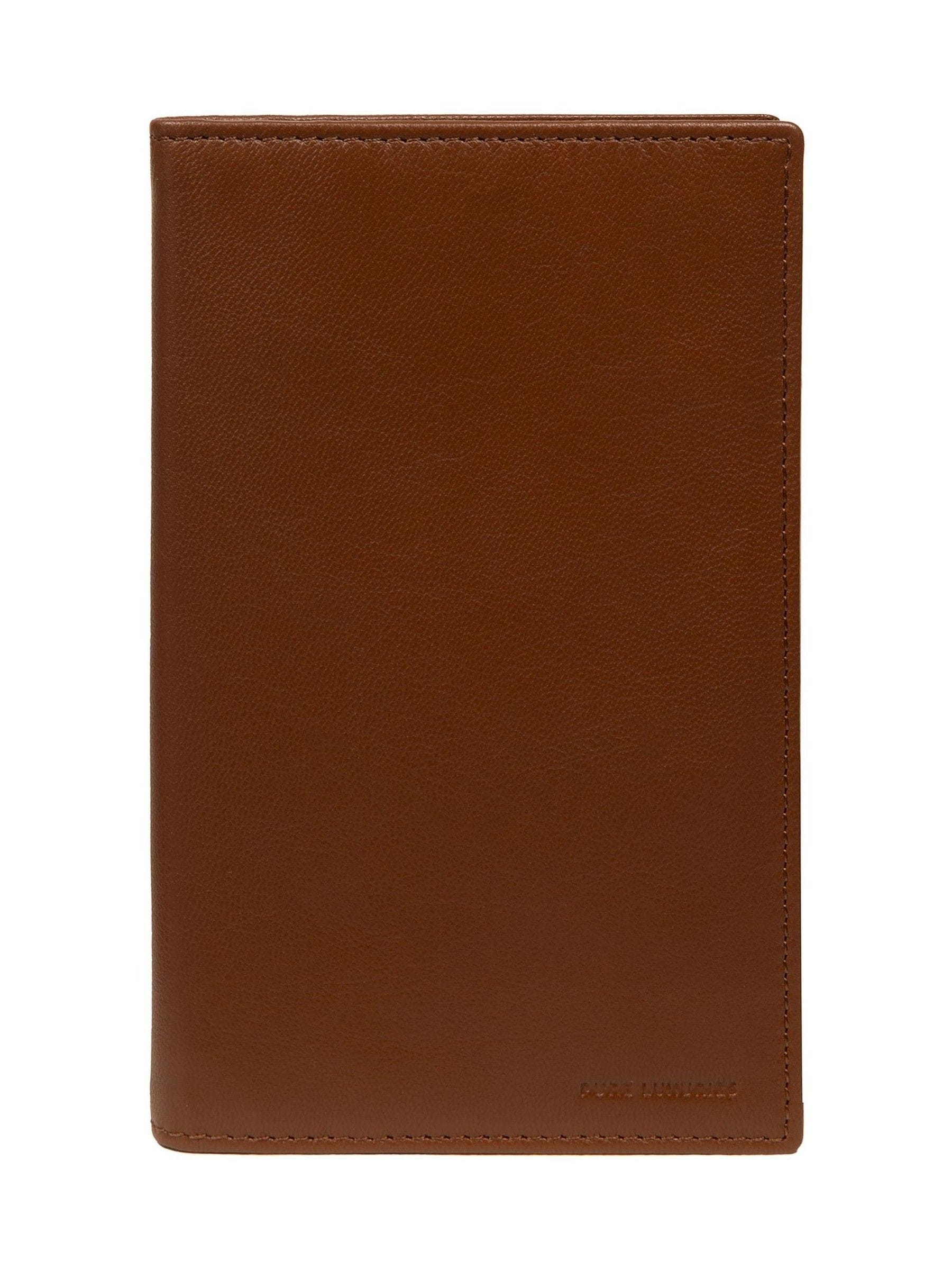 Pure Luxuries London 'George' Leather Brown Card Holder