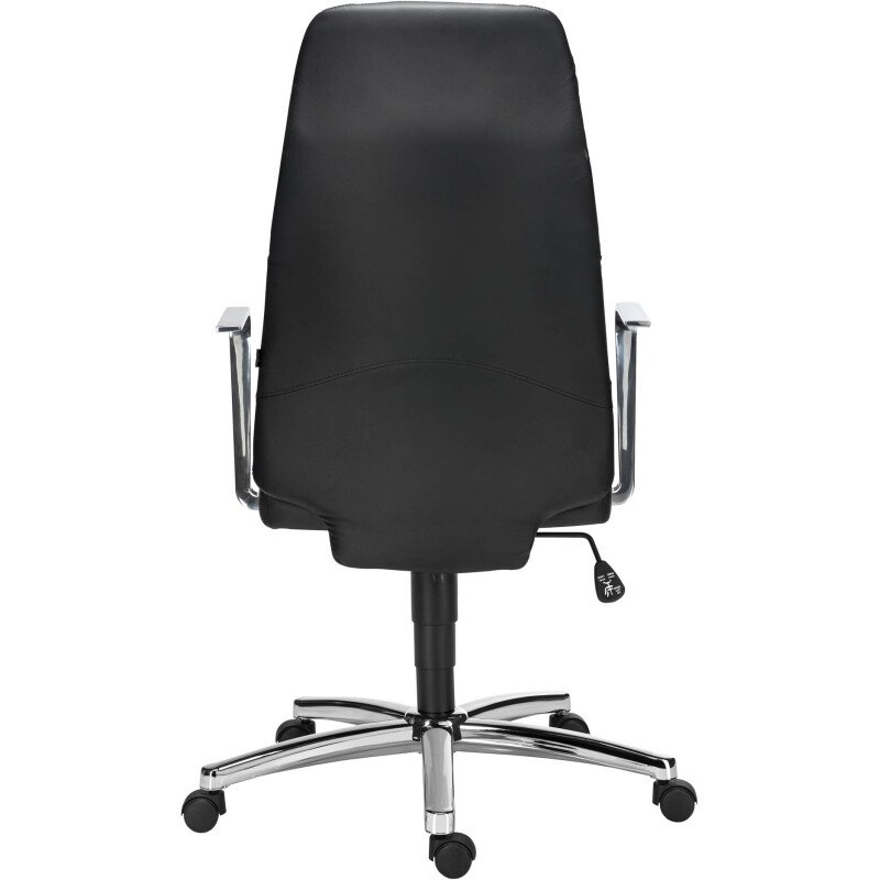Fauteuil de bureau Altena cuir - avec accoudoirs, appui-tête - Mécanisme Synchrone - Pied Chrome