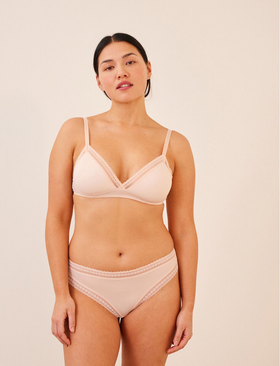 Soutien-gorge sans armatures padde - beige poudre