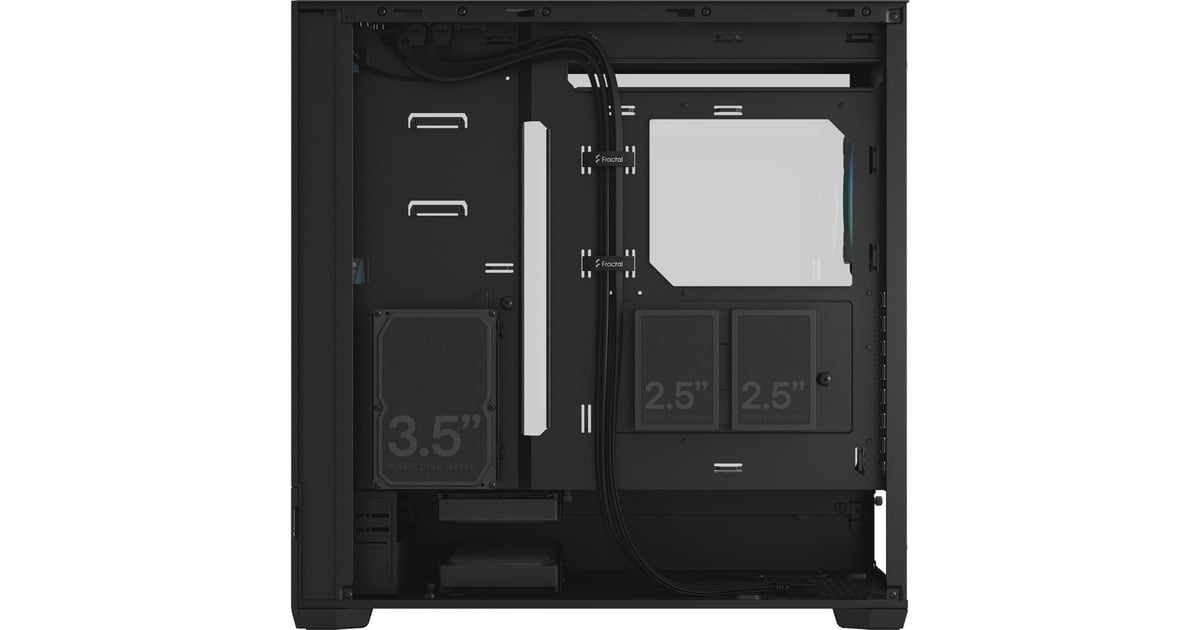 Fractal DesignPop XL Air RGB big tower behuizing  (Zwart | 2x USB-A | RGB | Tempered Glass)