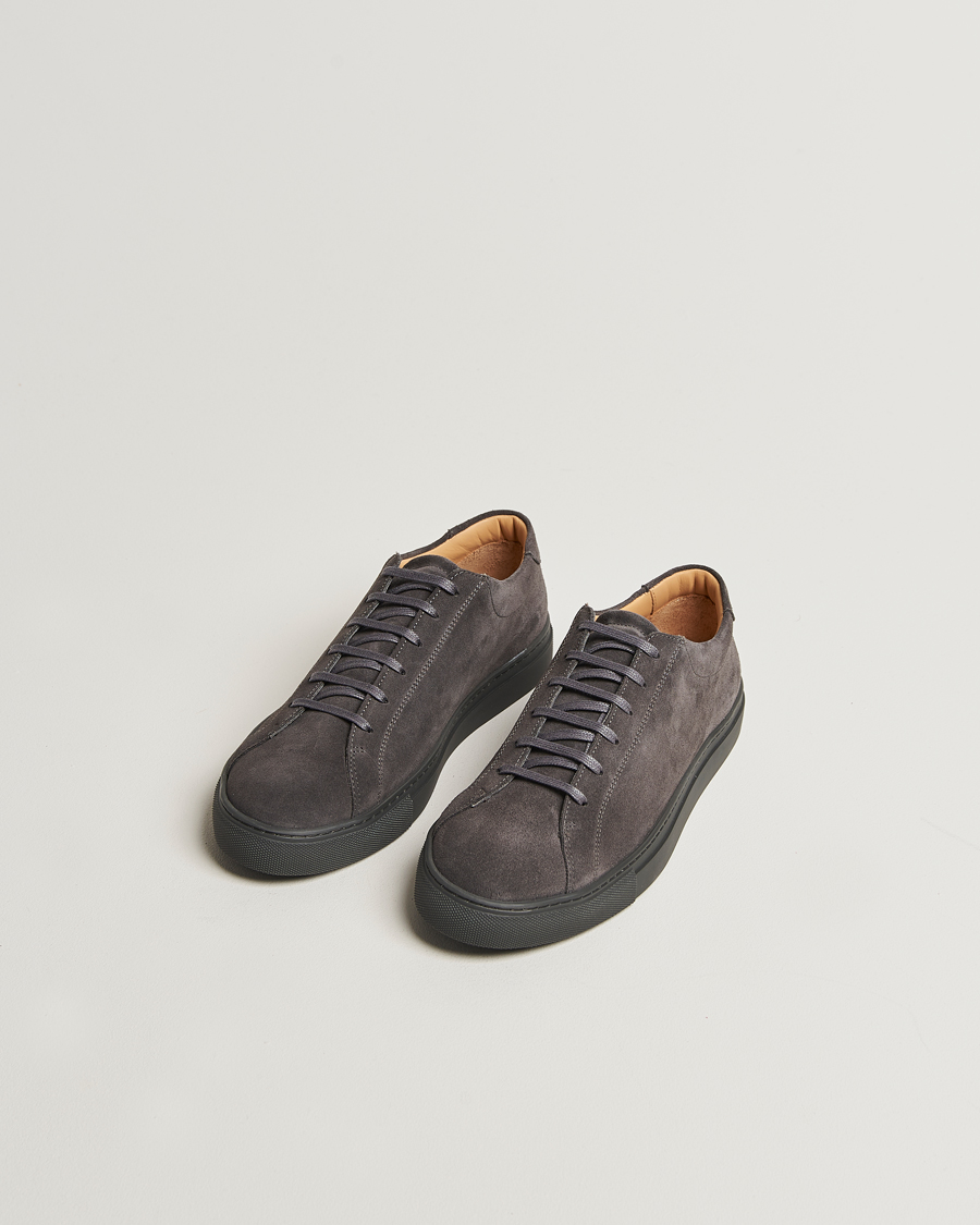 Myrqvist Oaxen Monochrome II Sneaker Dark Grey Suede