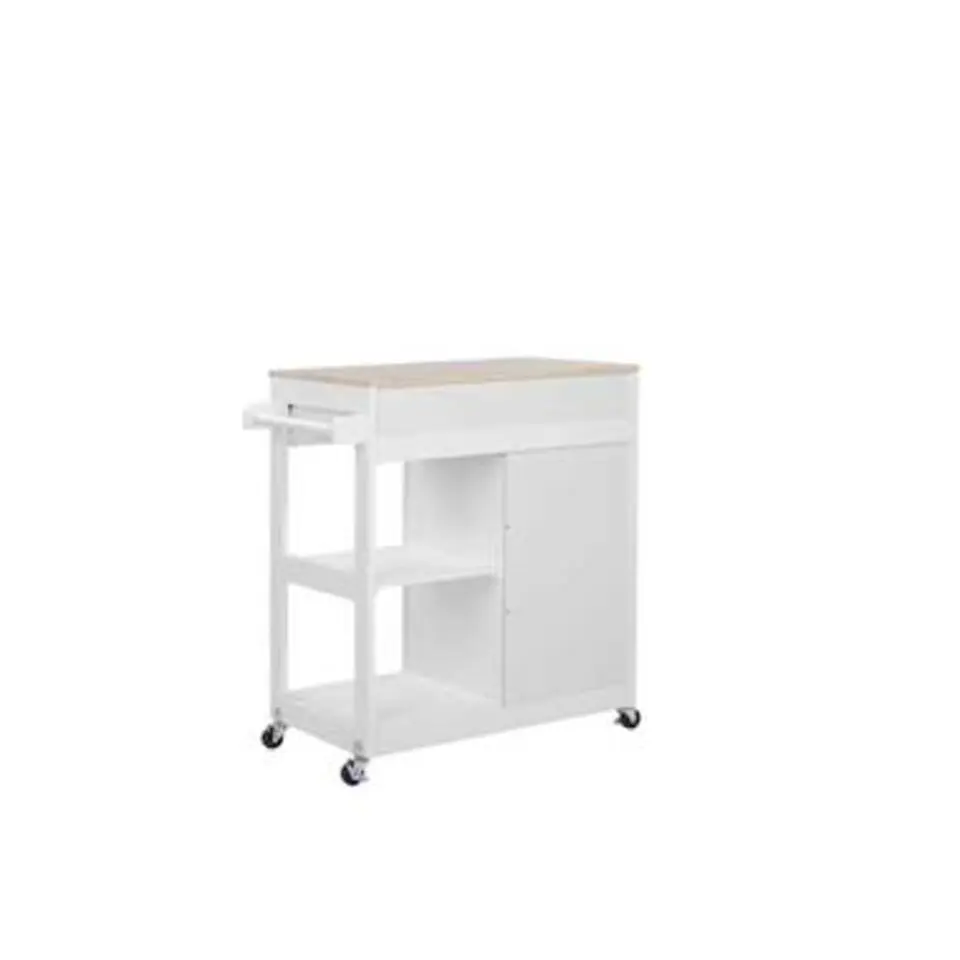 TRAPANI - Keukentrolley - Wit - MDF
