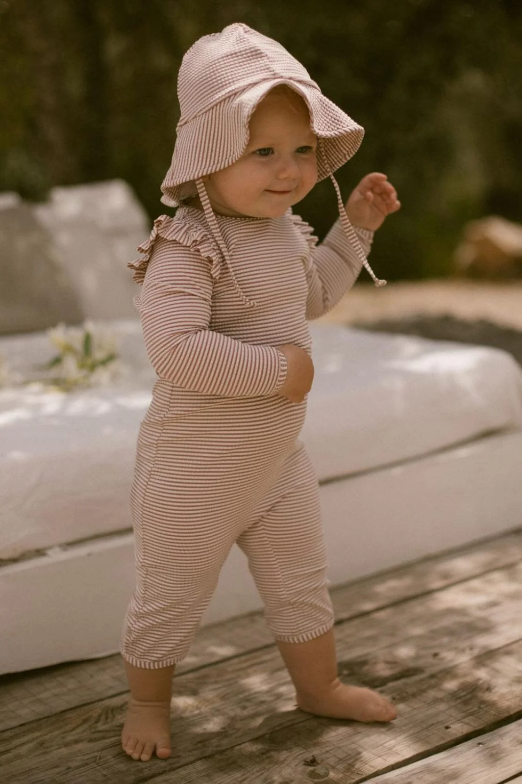 Lil' Atelier Nbffondo Ls Uv Long Swimsuit Lil