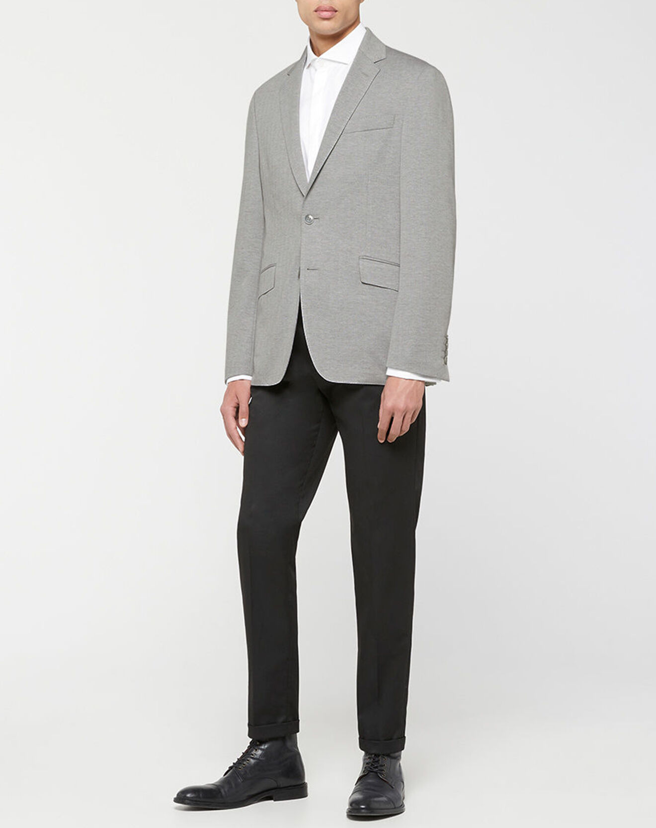 Hackett London Blazer Herring gris clair