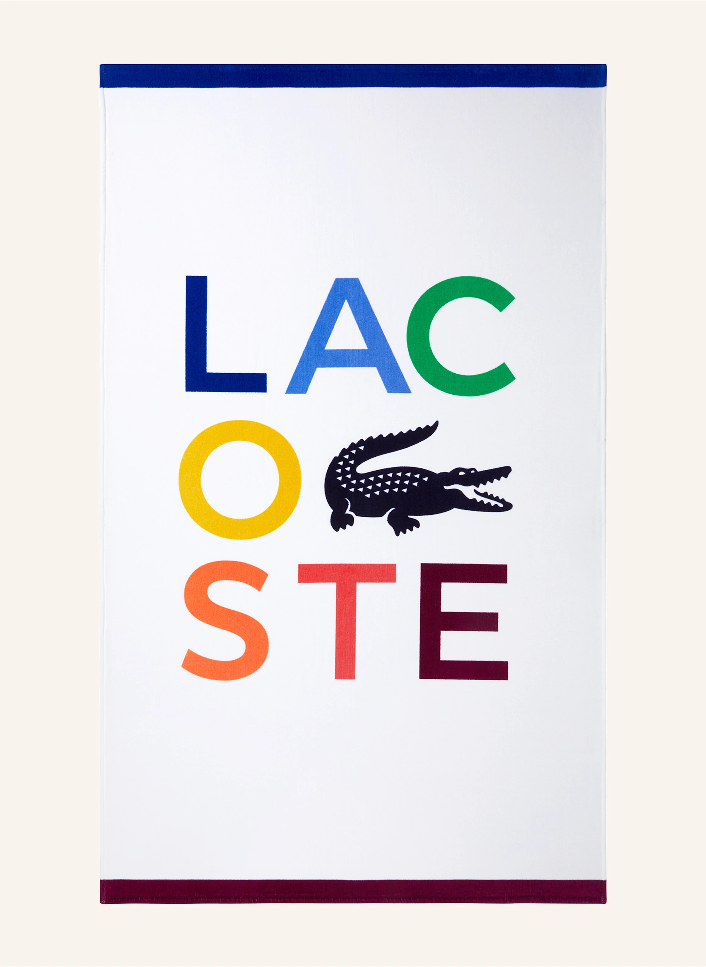 LACOSTE Strandhandtuch LCROCOLO STRANDTUCH
