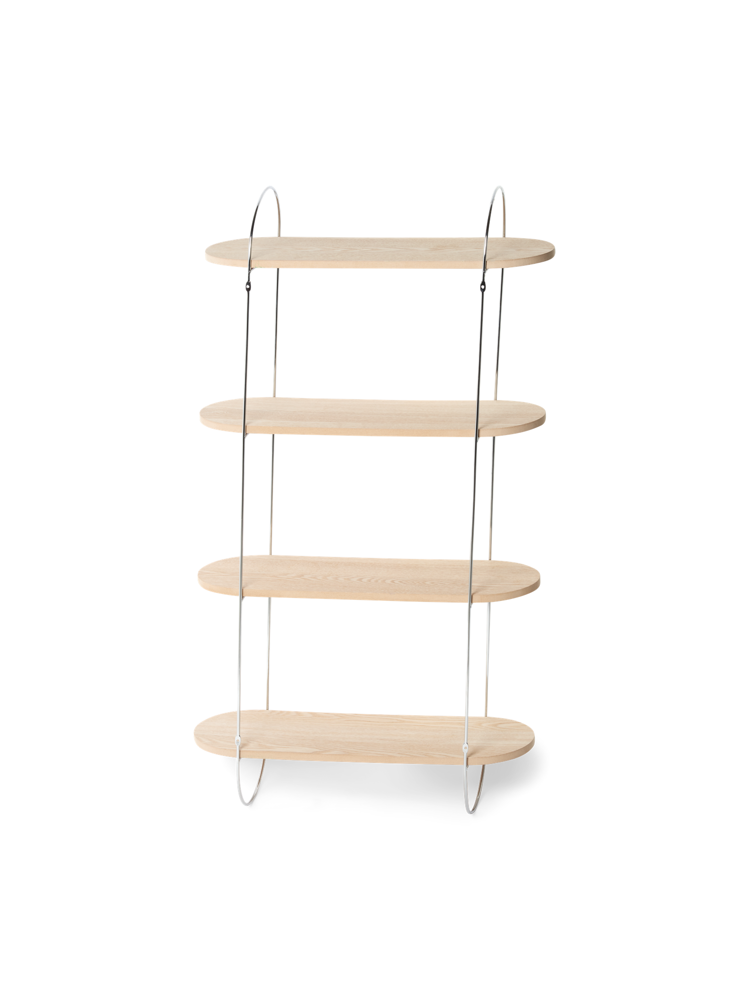 Væghylde | MDF/askefinér/jern. 55 x 20 x 99,8 cm. | Forest Green