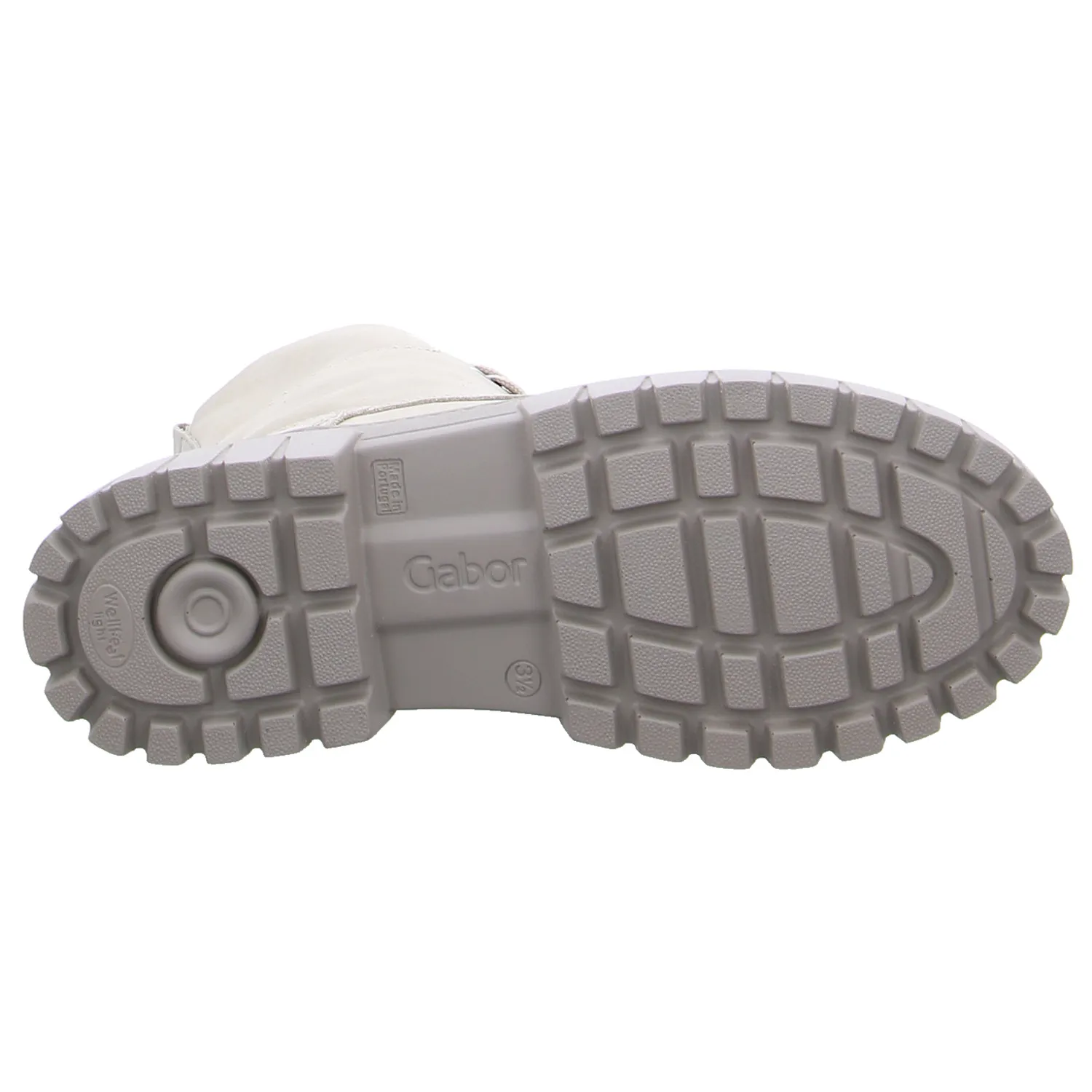 GABOR Boot Offwhite Leder