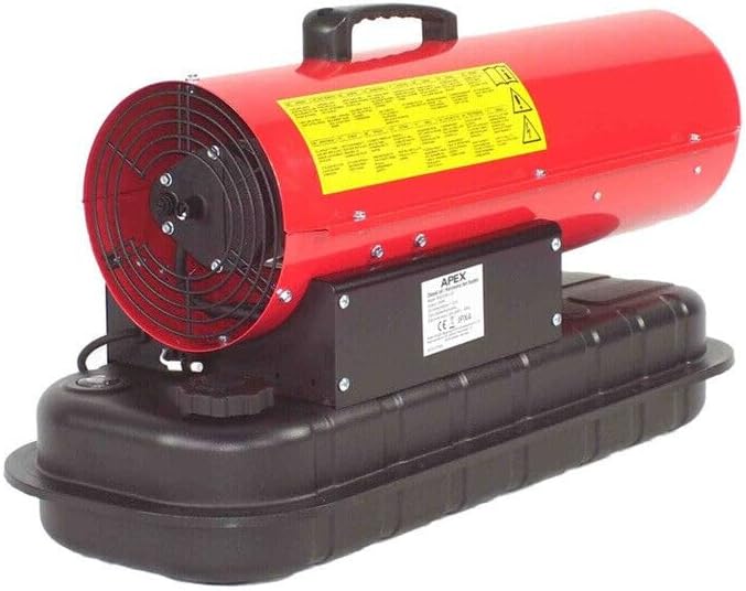 Heizkanone 20kW Digital Bauheizer Diesel Heizgebläse Ölheizgerät 56219 Bautrockner AWZ