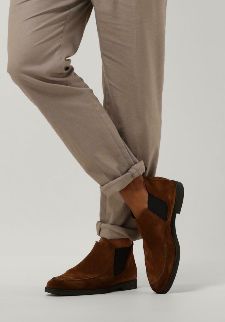 GREVE bruine greve chelsea boots tufo 1737