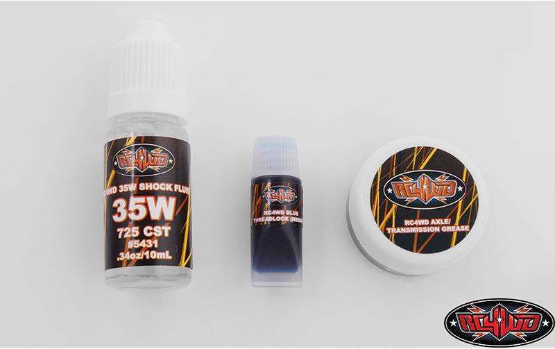 Montage-Set Dämpferöl, Fett & SchraubensicherungAssembly Combo Pack mit Schmierfett, Stossdämpfer-Öl und Schraubensicherung