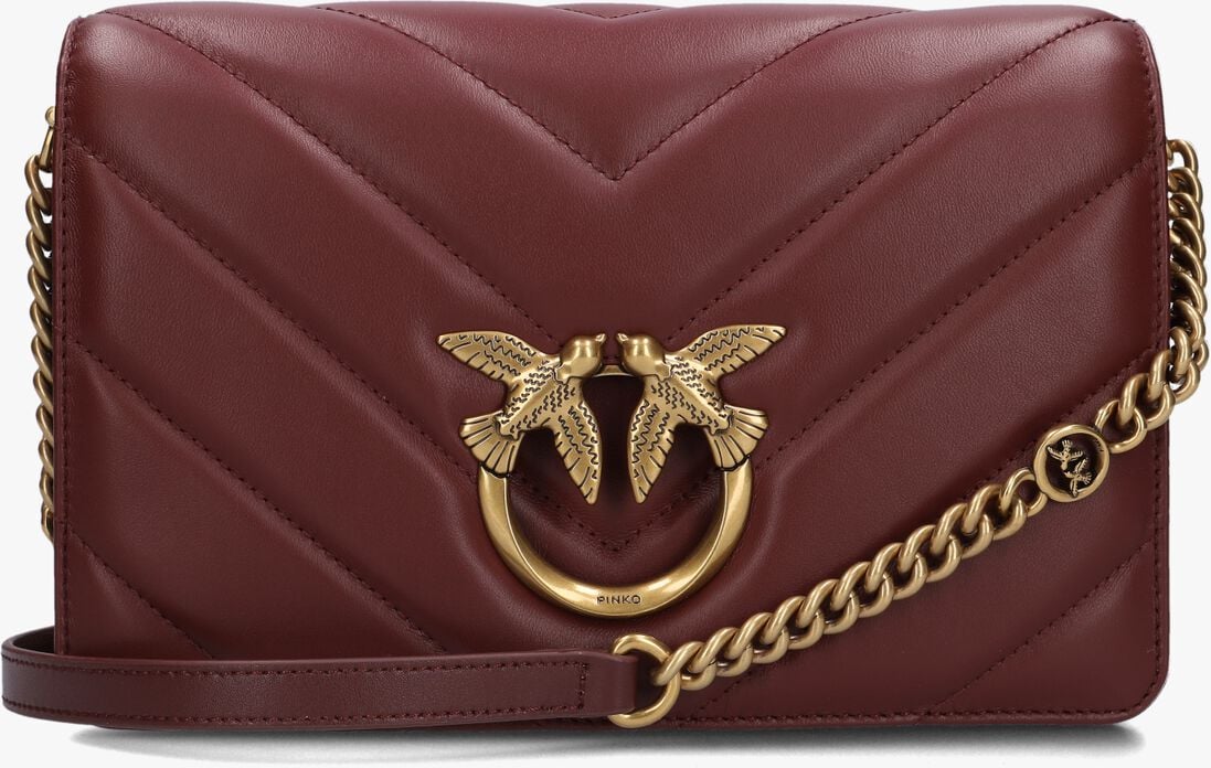 PINKO bruine pinko handtas love click classic sheep