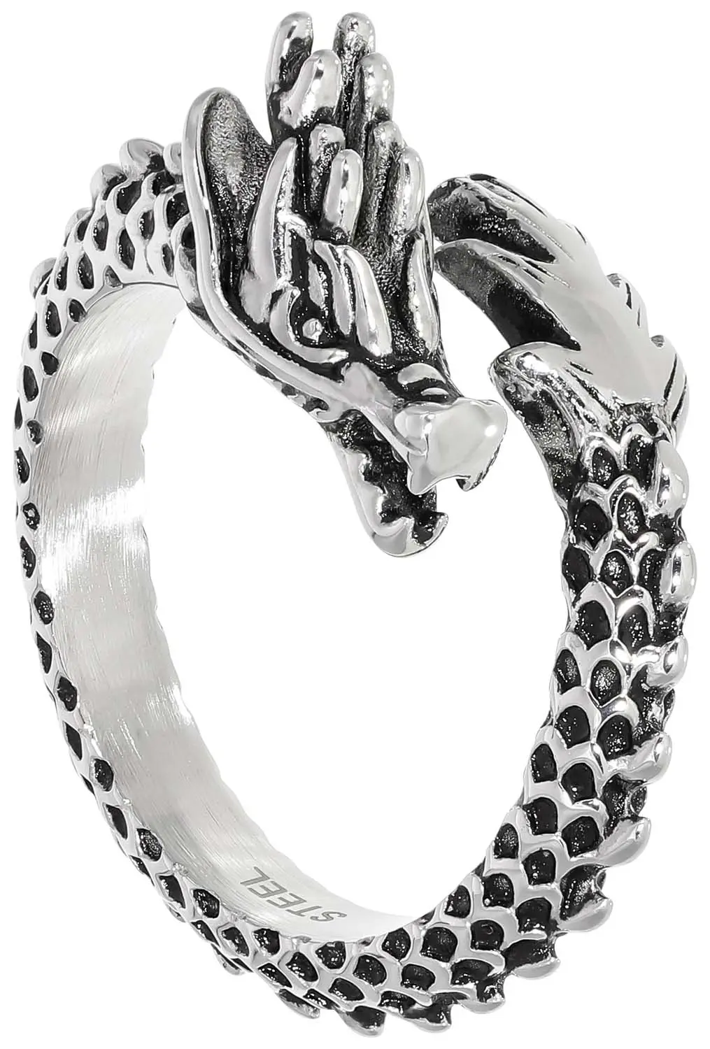 Herren Ring - Steel Dragon