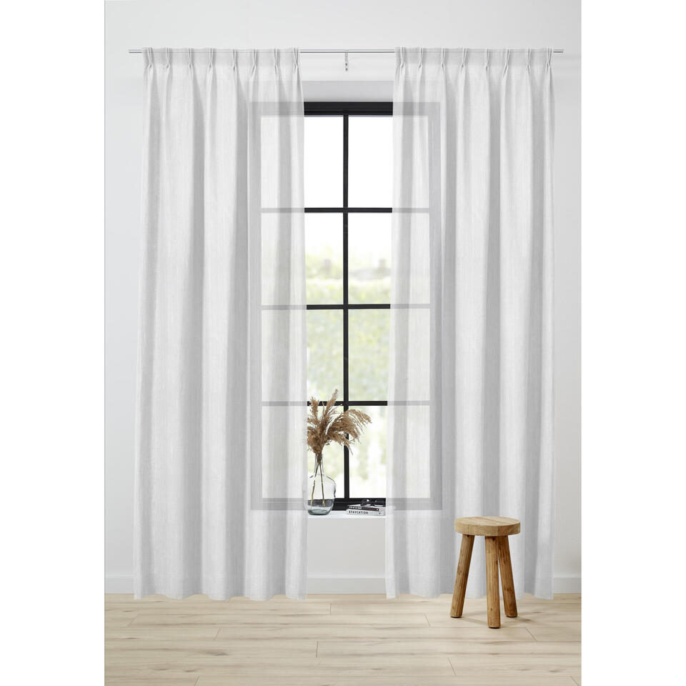 Vitrage Viola Wit 150 cm