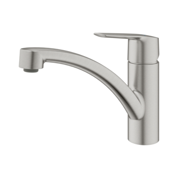 Grohe Quickfix keukenkraan Start lage uitloop supersteel