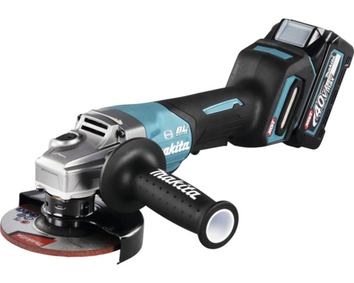 Makita XGT® GA013GM201 40V accu haakse slijper, inclusief 2 accu's (4,0Ah), lader en MAKPAC maat 4 koffer