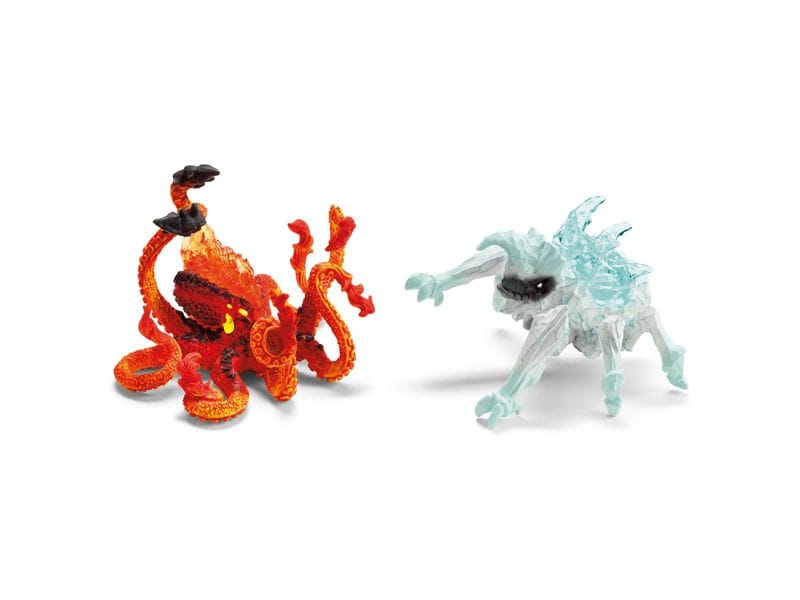 Schleich Eiskäfer vs. Feuerkrake Eldrador Creatures Sammelfiguren-Set