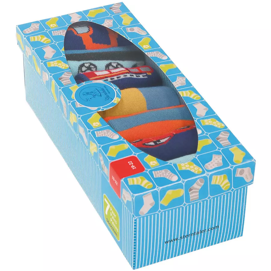 Sterntaler Söckchen 7er-Box blau