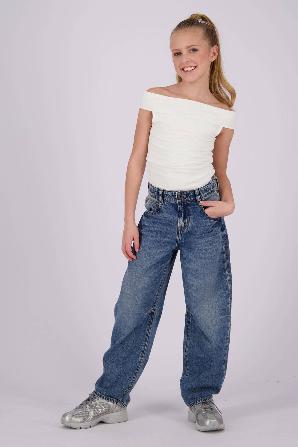 Vingino loose fit jeans Valente indigo blue