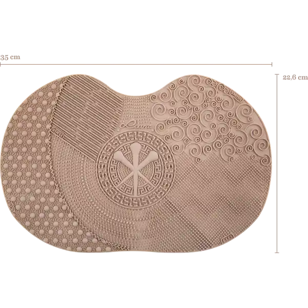 Brush Cleansing Mat - Coffee