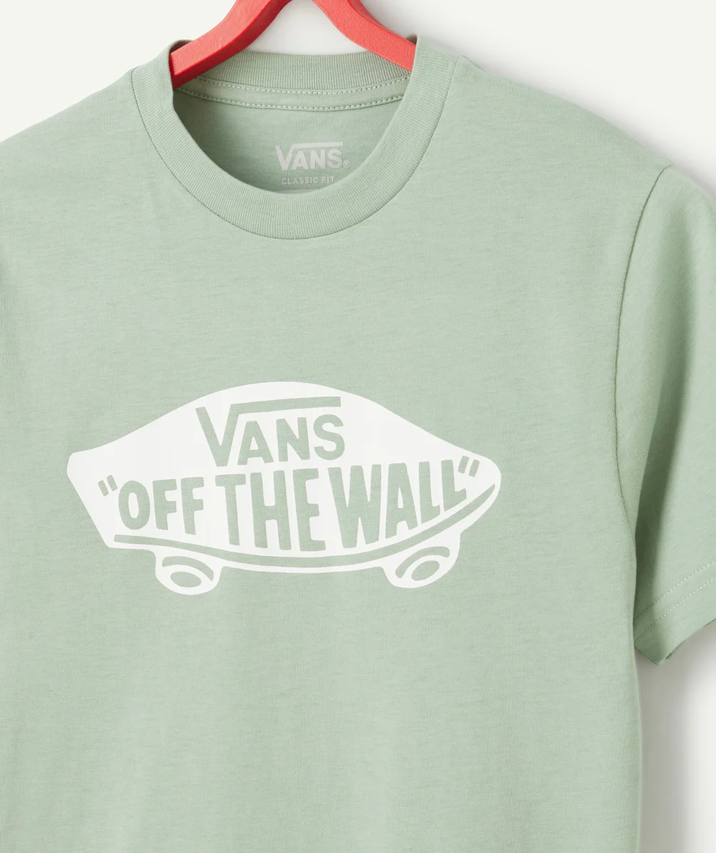 VANST-SHIRT GARÇON EN COTON VERT STYLE 76 SS AVEC LOGO