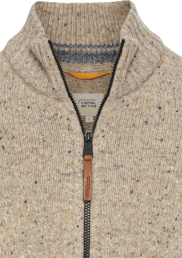 Camel Active knitted Jacket Sand