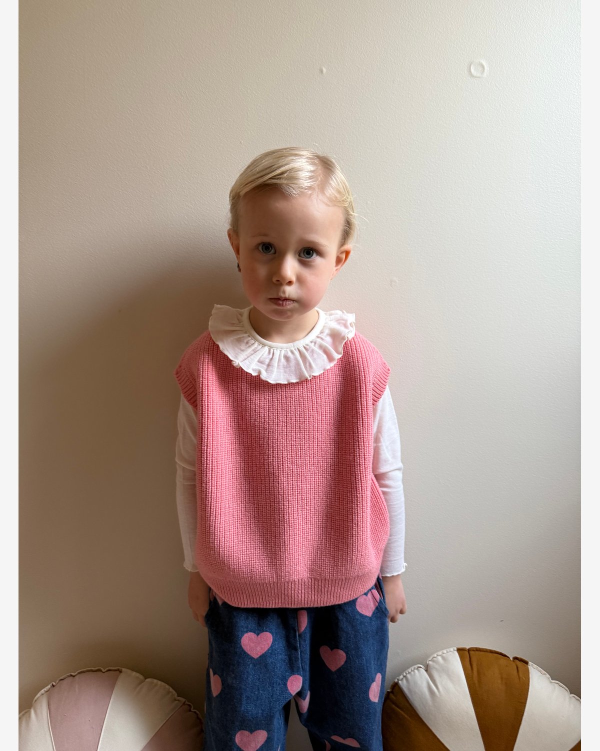 Ullvest Barn – 100% Merino, Ubehandlet Ull | Vest Harvey