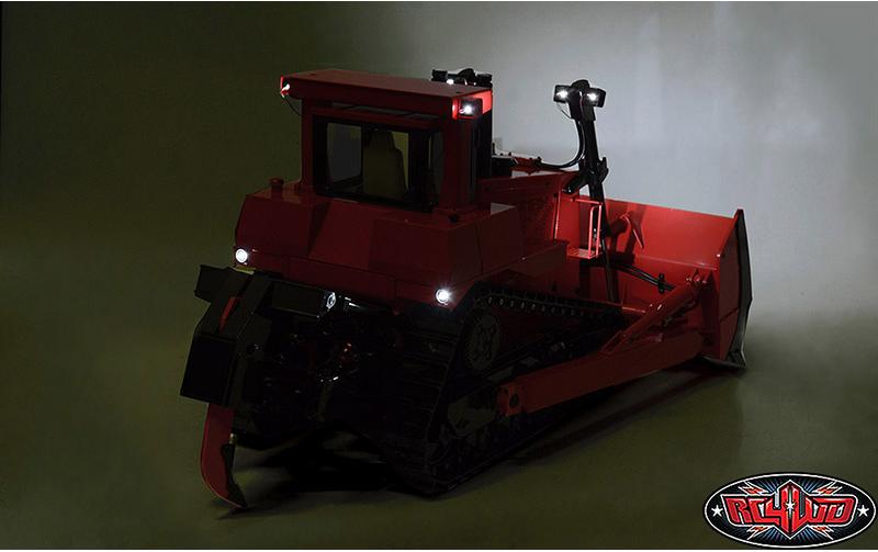 Bulldozer Earth Dozer DXR2 Hydraulisch Rot, ARTR, 1:14<br>Voll funktionsfähiger Bulldozer im Massstab 1:14 mit Hydraulik