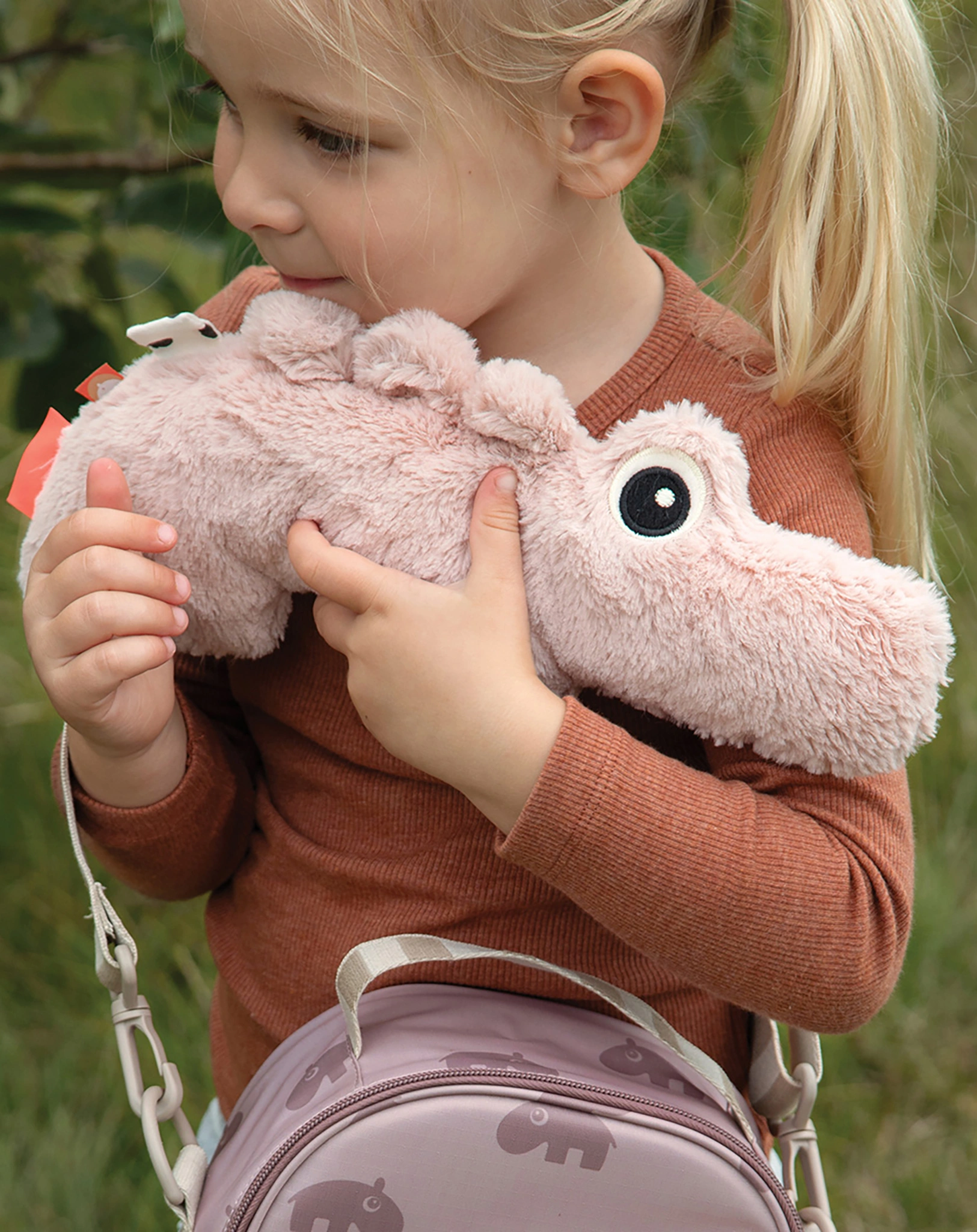 Kuscheltier CROCO (33x12) in rosa