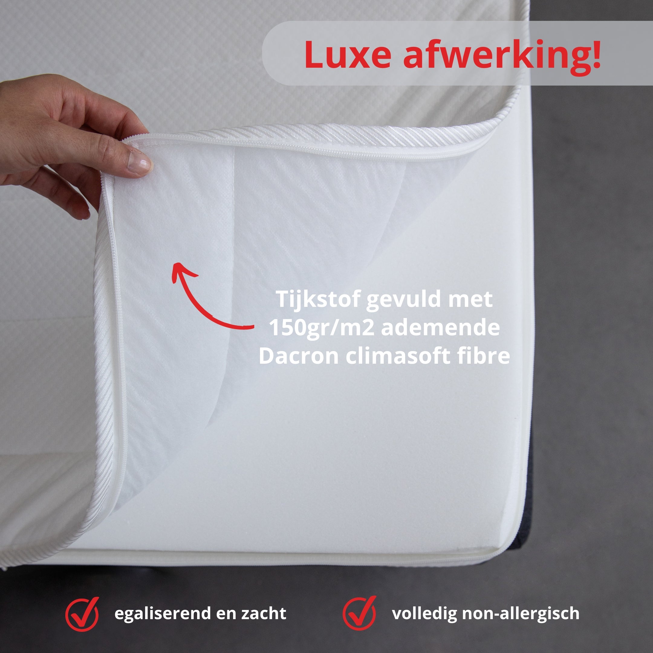 Torro - Extra Stevige Topmatras - 180x200cm