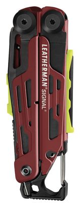 Leatherman outil multifonction Signal en Vedette un 19-morceau de gaine Rouge