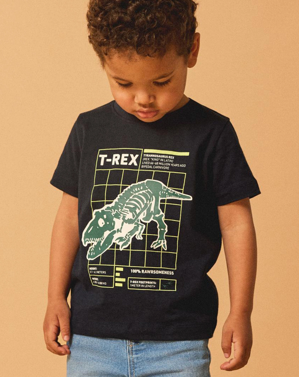 T-Shirt NMMBERTE T-REX in dark sapphire