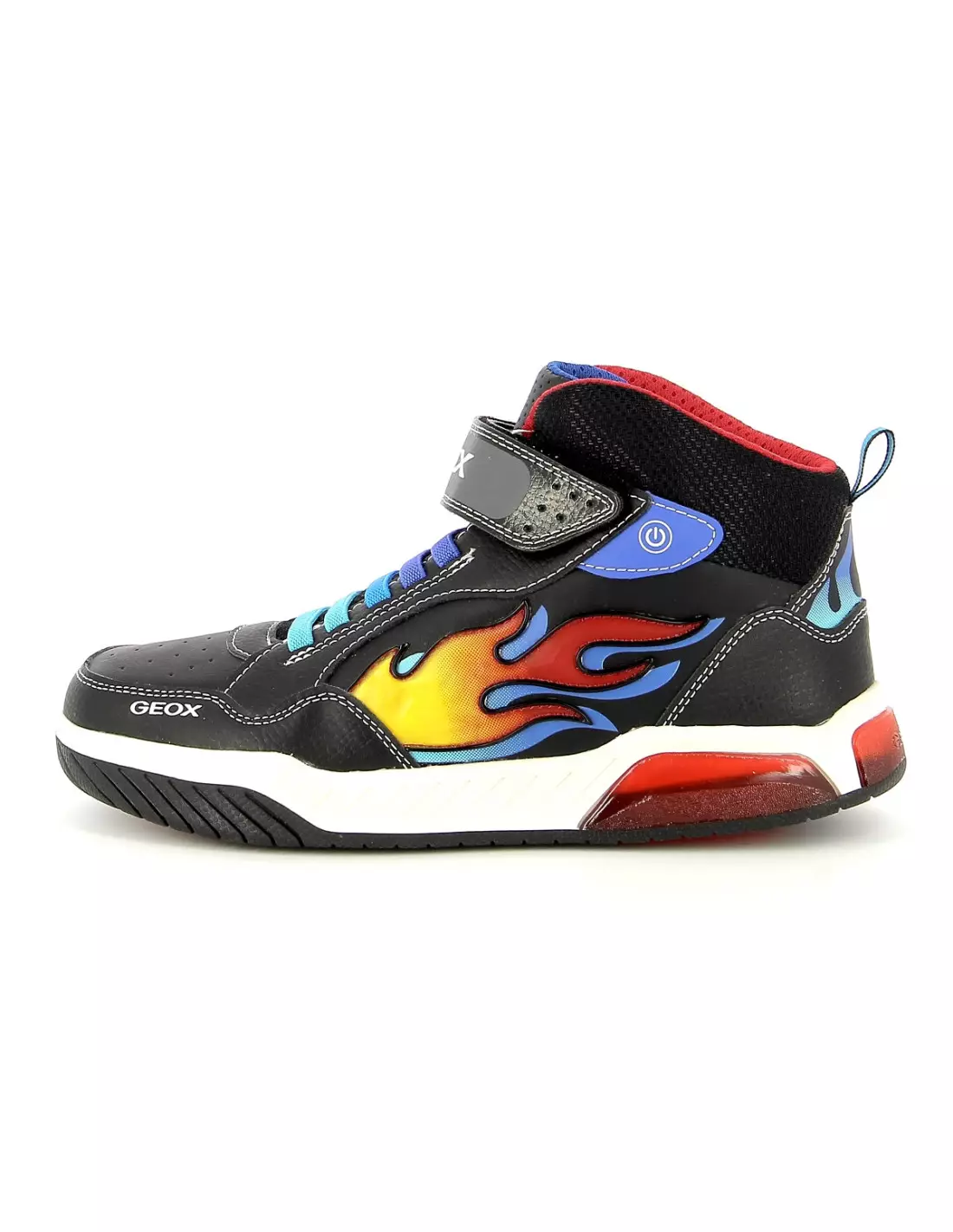 GEOX NEK BOY - Sneakers Blackred
