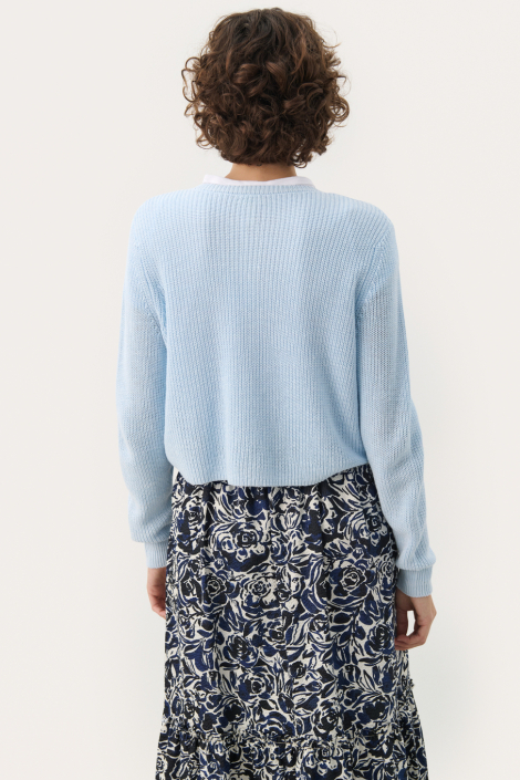 Part Two blauwe dames vest