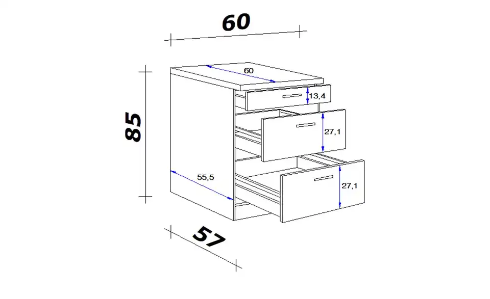 Unterschrank Spa 60 cm