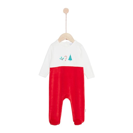 Noël Pyjama   Rouge Santa        de               P'tit bisou