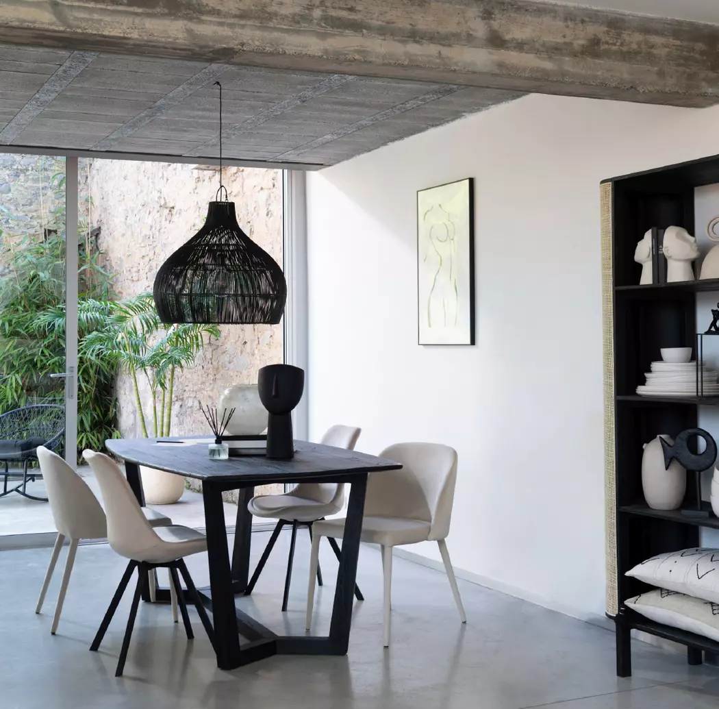Lampenschirm Rattan Birne