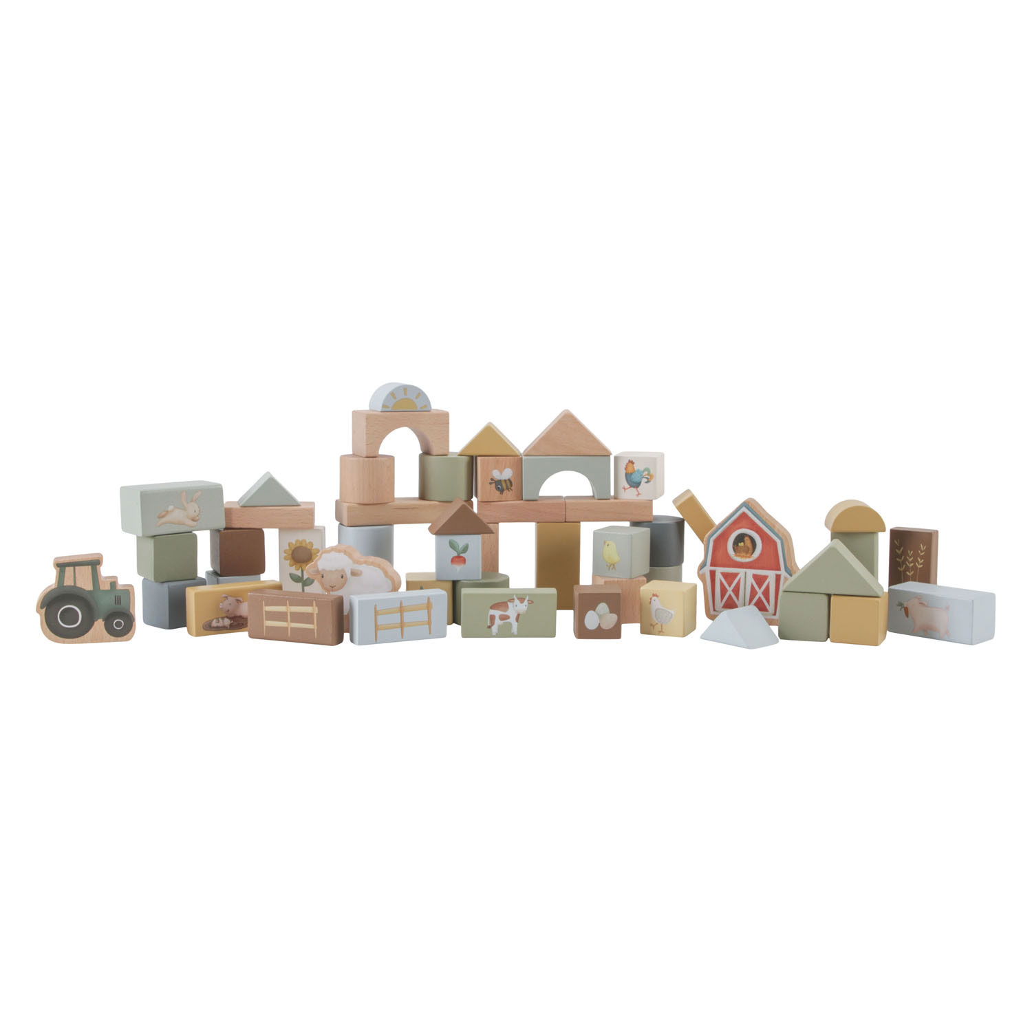 Little Dutch Houten Bouwblokken Little Farm FSC