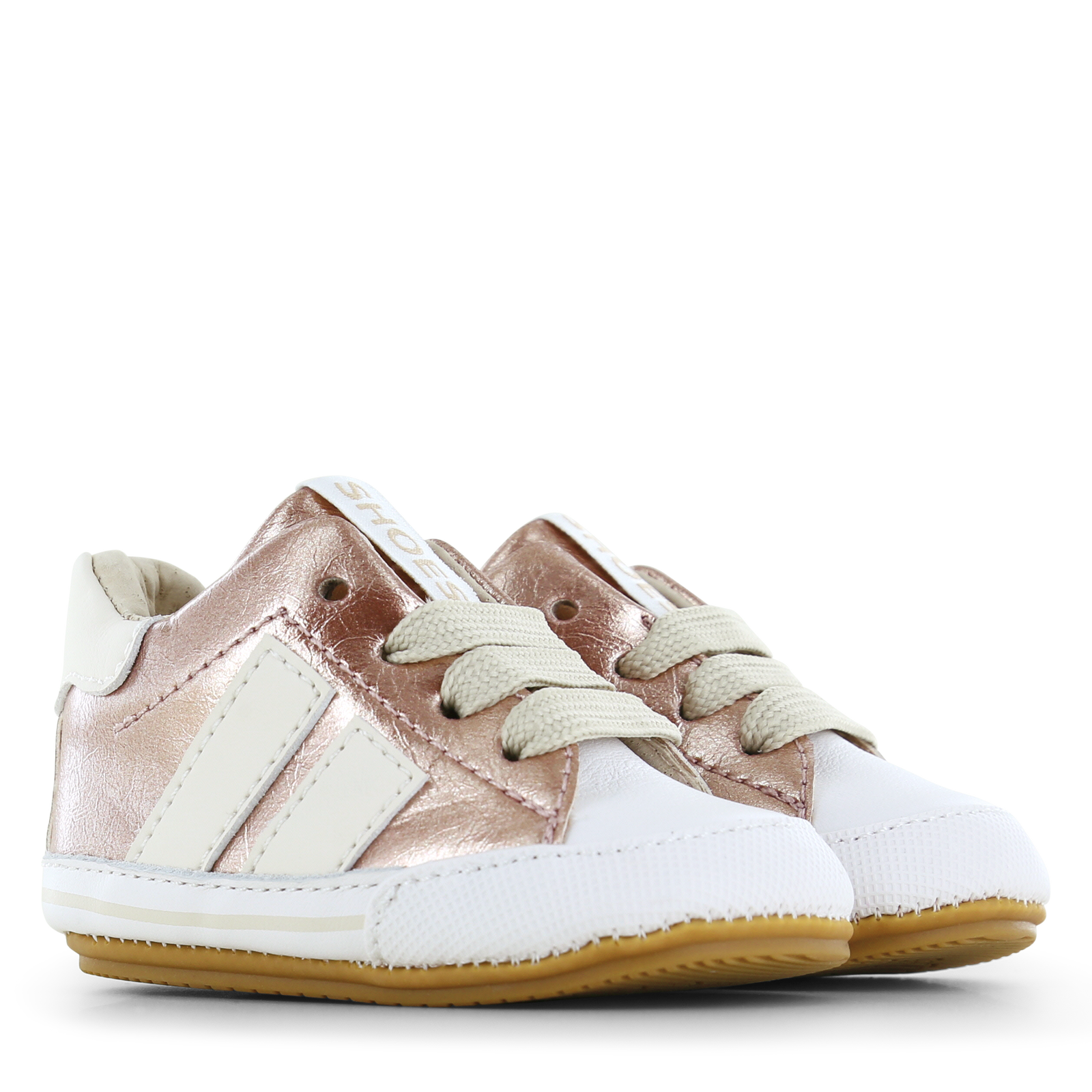 Shoesme metallic rosé BABY-PROOF® schoentje  | Meisjes schoenen