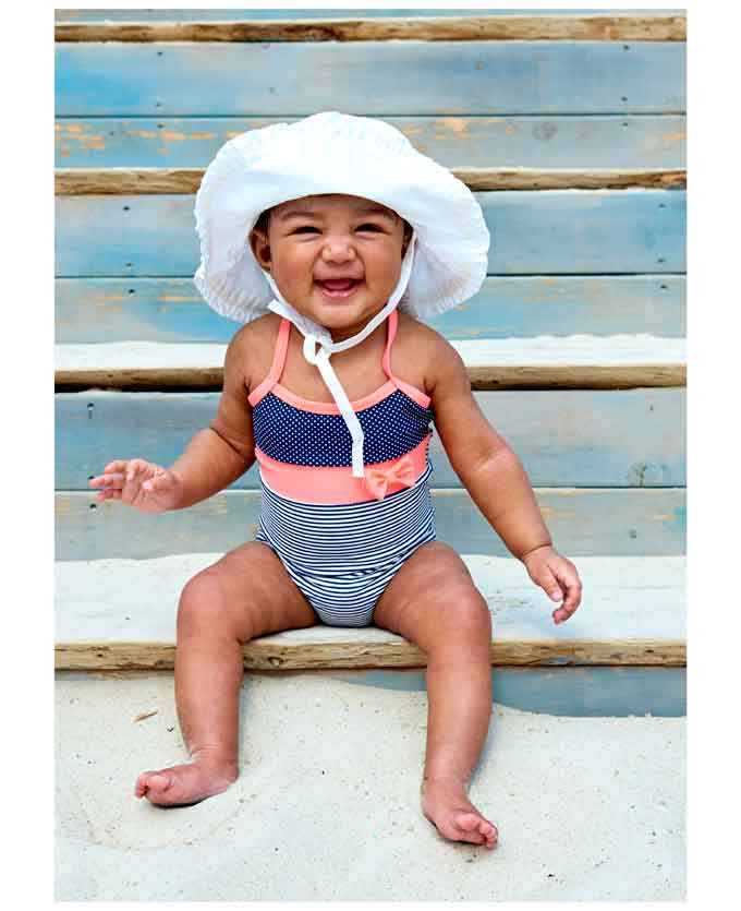Prénatal peuter badpak  strepen multi
