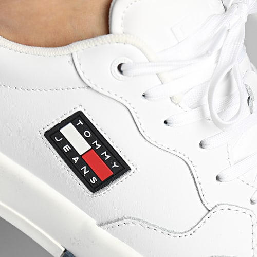 Baskets Leather 0899 White