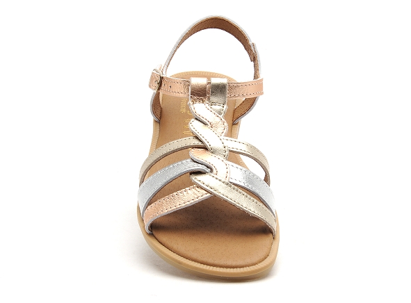 Bellamy nu pieds enfant fillette unit bronze